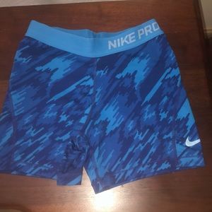 Dark blue camo nike pros!